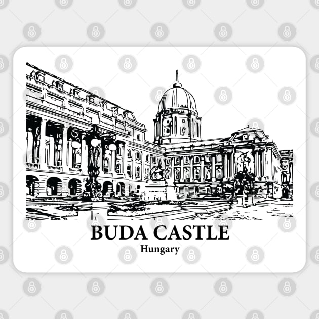 Buda Castle - Hungary Magnet by Lakeric